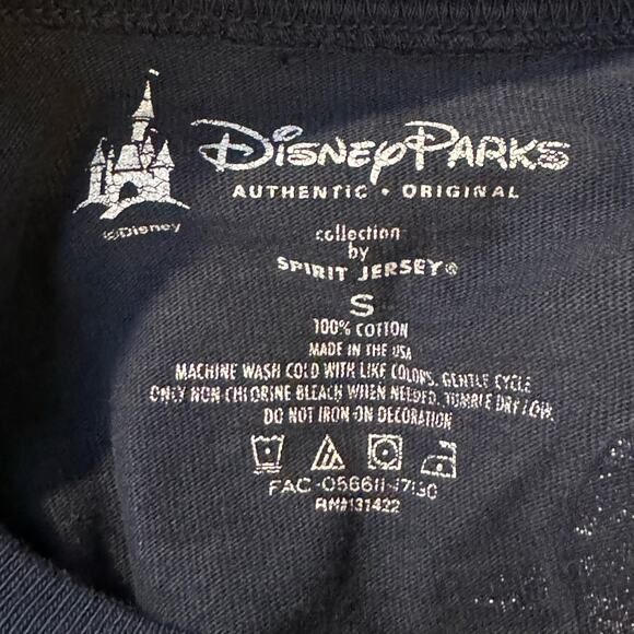 Walt Disney World Navy Blue Size Small Spirit Jersey Longsleeve Shirt - Picture 7 of 7